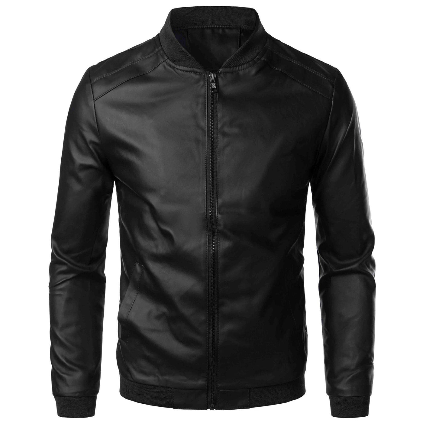 Mathieu – Blouson bomber en similicuir