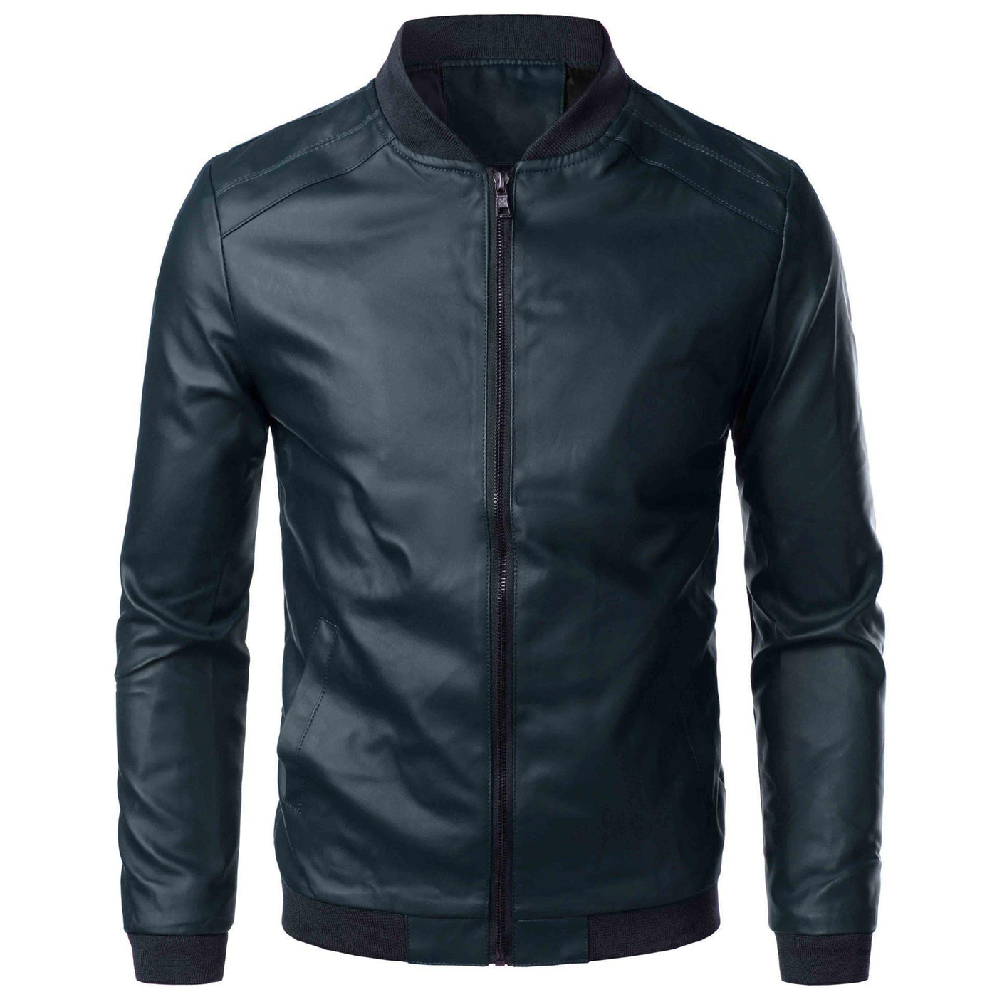 Mathieu – Blouson bomber en similicuir