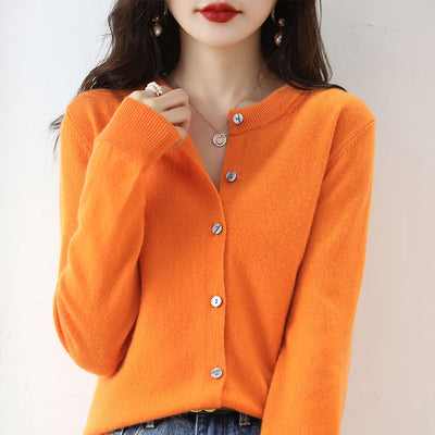 Clémence – Cardigan Élégant Boutonné