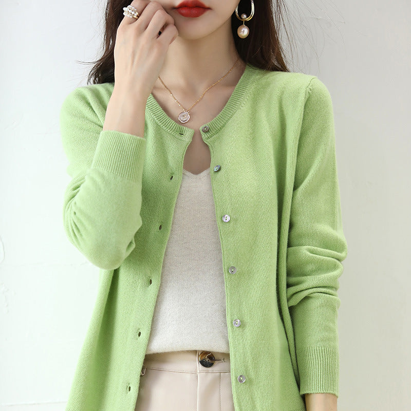 Clémence – Cardigan Élégant Boutonné