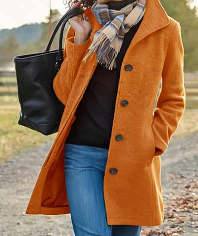 Isaline – Manteau Émeraude Élégant