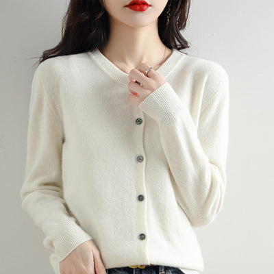 Clémence – Cardigan Élégant Boutonné