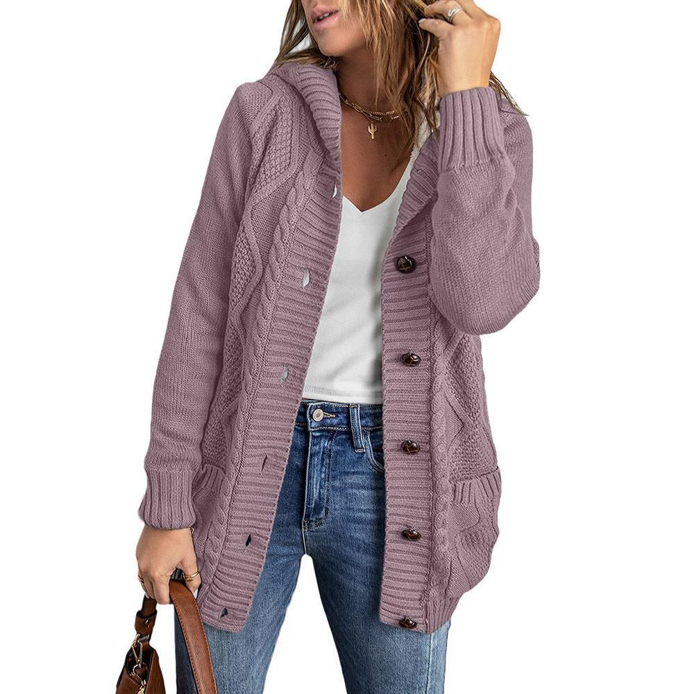 Noémie – Cardigan Long à Capuche