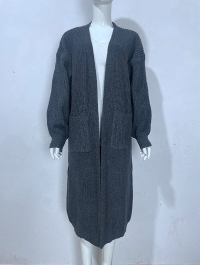 Éléonore – Long cardigan en maille