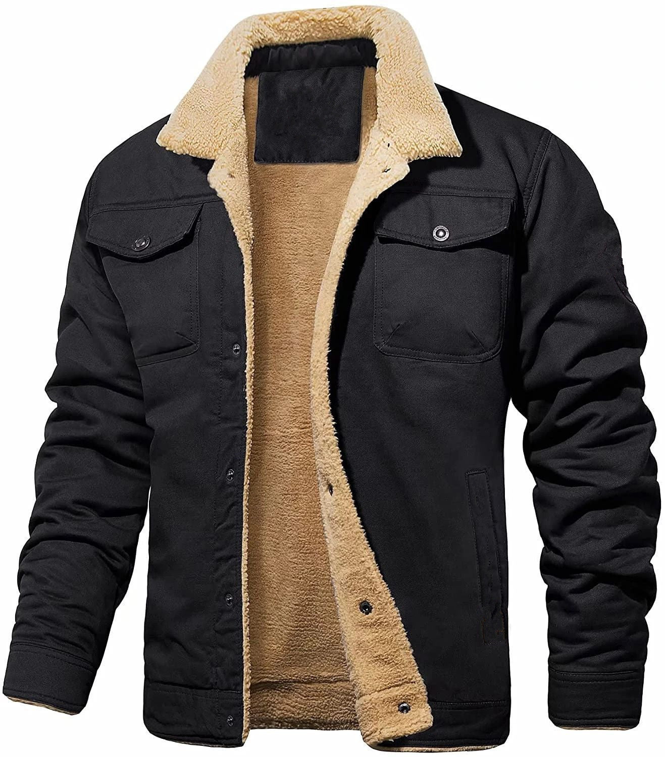 Gustave – Veste doublée en sherpa