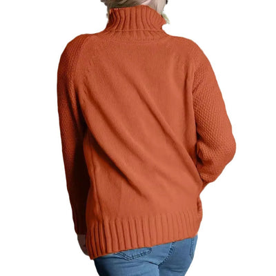 Auriane – Pull Col Roulé Élégance