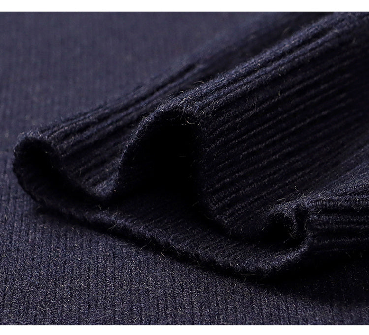 Hubert – Pull polo en maille fine