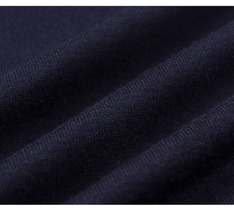 Hubert – Pull polo en maille fine