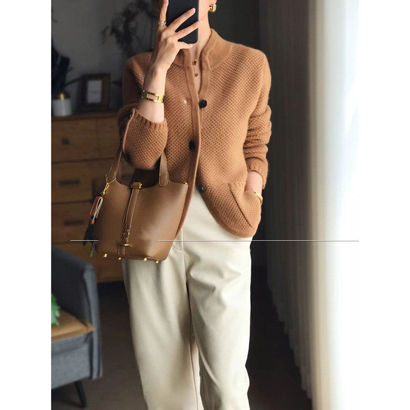 Isabelle – Veste Élégante en Maille