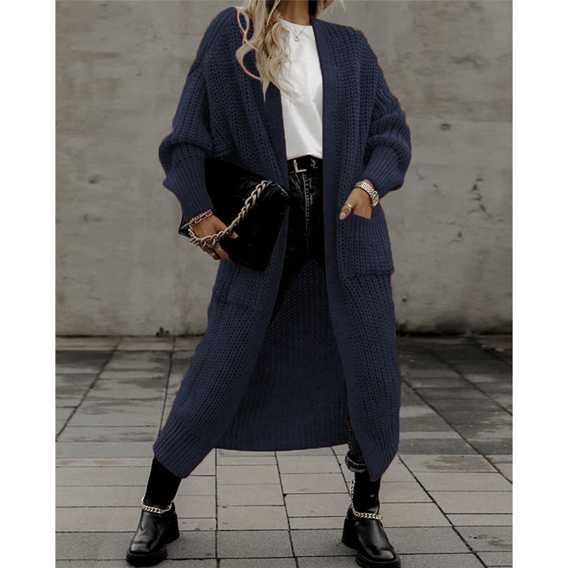 Éléonore – Long cardigan en maille