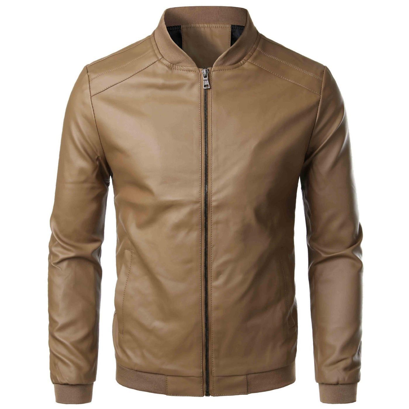 Mathieu – Blouson bomber en similicuir