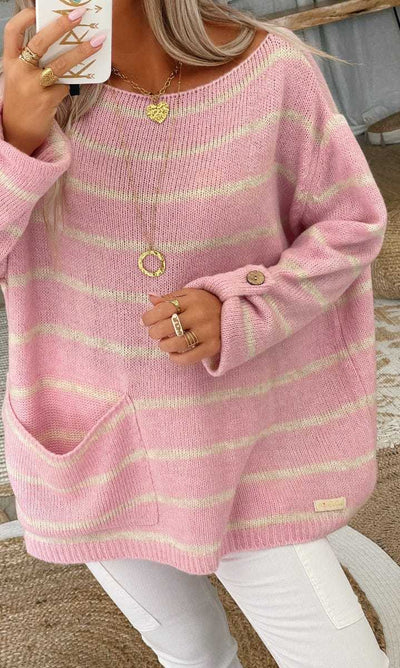 Noa – Pull oversize à rayures